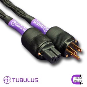 7 High end cable shop Tubulus Argentus power cable V3 high end solid core copper schuko gold plated netkabel stroomkabel stekker hifi