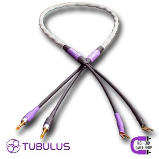 High end cable shop tubulus libentus speaker cable V2 best high end audio loudspeaker spade banana plug air hifi luidspreker kabel zilver vork banaan