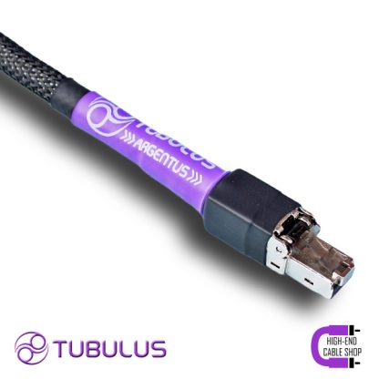 6 High end cable shop Tubulus Argentus i2s cable rj45 cat7 ethernet network cable silver hifi length