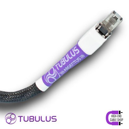 4 High end cable shop Tubulus Argentus Ethernet Cable RJ45 100Mbps 10Gbps shielded silver streaming audio