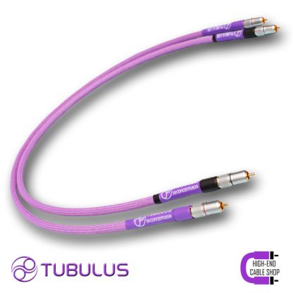 High end cable shop Tubulus Concentus Analog Interconnect rca cinch silver 1