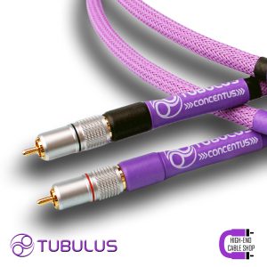 High end cable shop Tubulus Concentus Analog Interconnect rca cinch silver 4